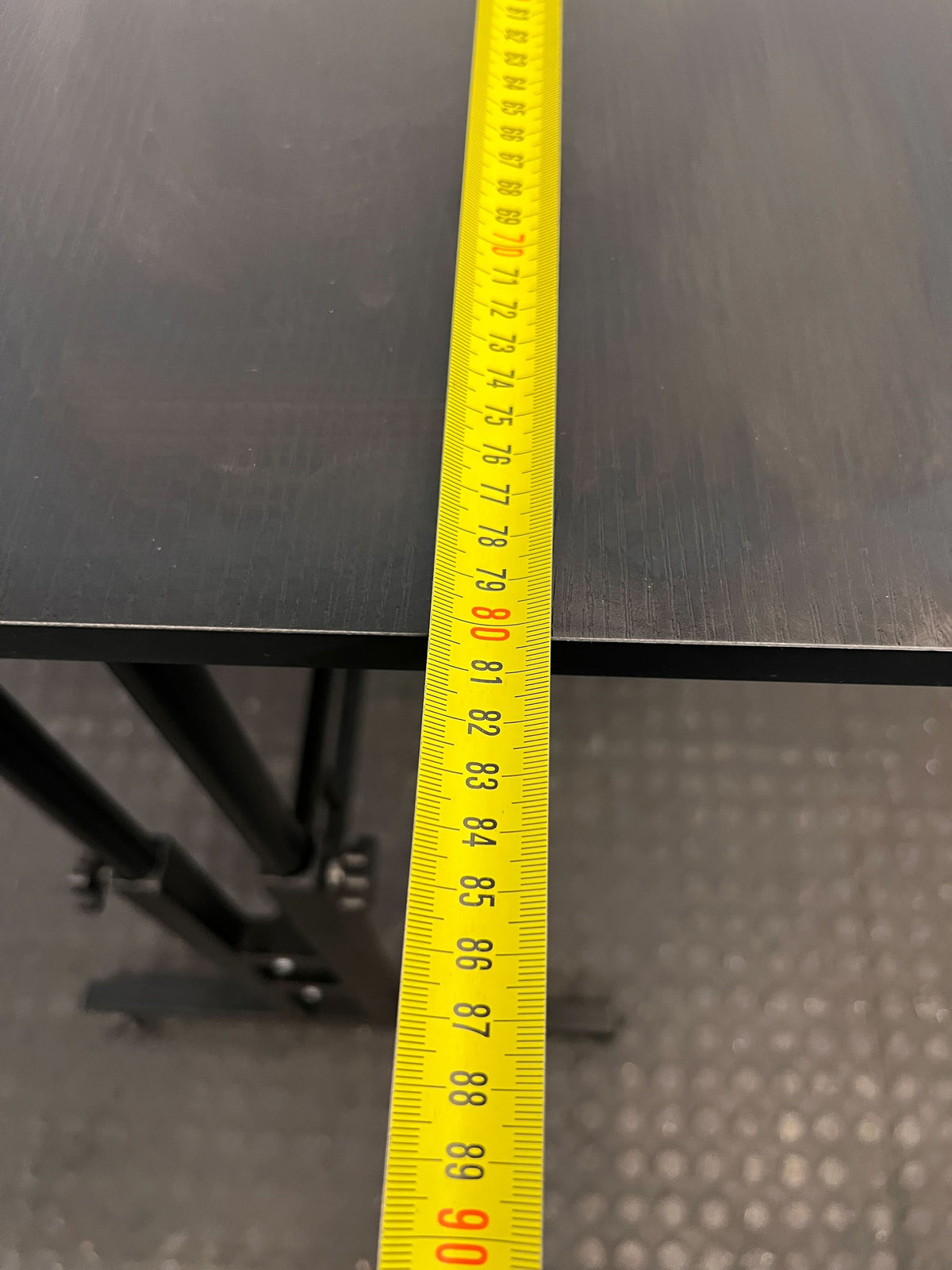 Adjustable Black Rolling Desk – Modern, Compact, Versatile Design