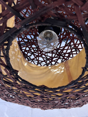 Unique Arc Floor Lamp with Textured Disc Shade