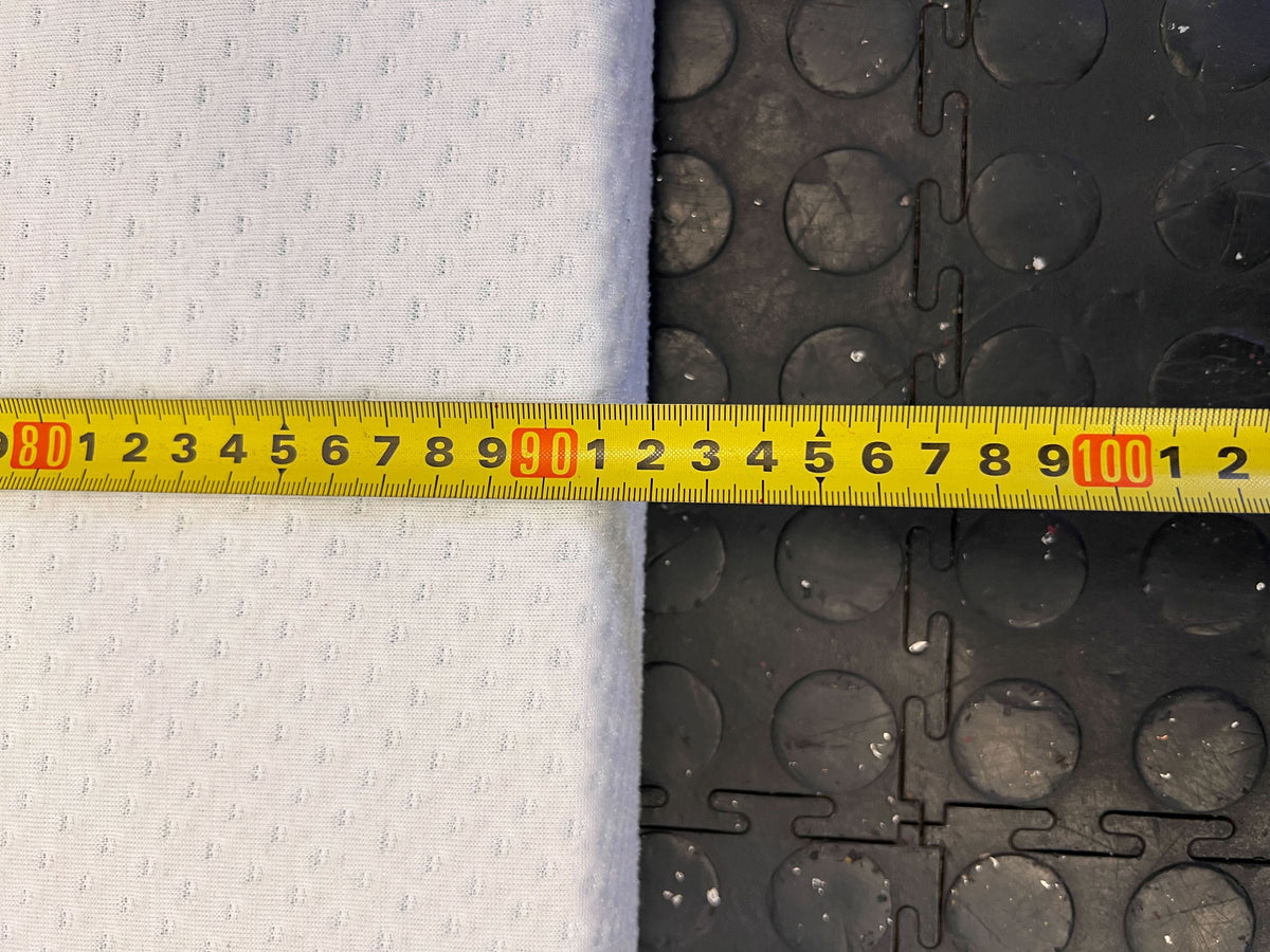 Cozy White Single Mattress Topper - Pre-Loved Comfort 90 by 190