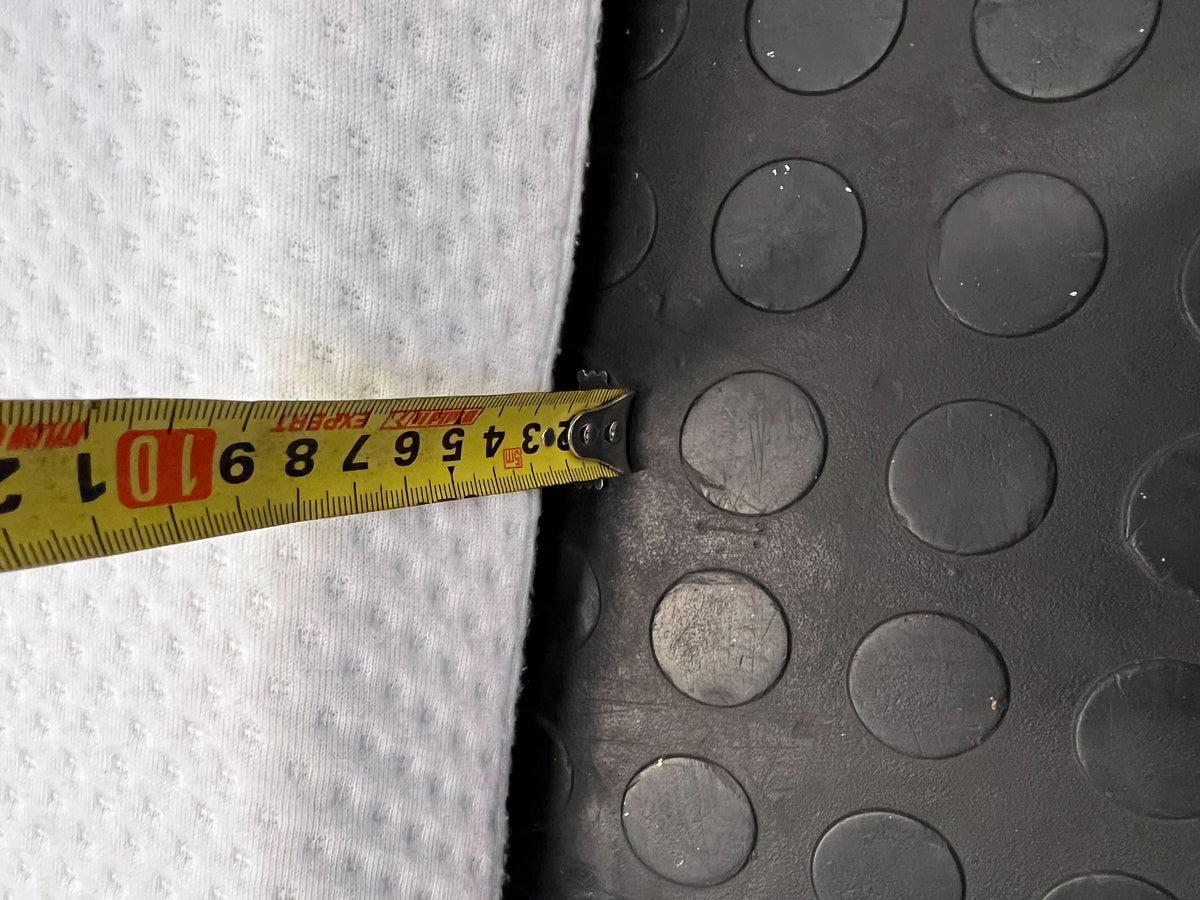 Cozy White Single Mattress Topper - Pre-Loved Comfort 90 by 190