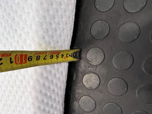 Cozy White Single Mattress Topper - Pre-Loved Comfort 90 by 190