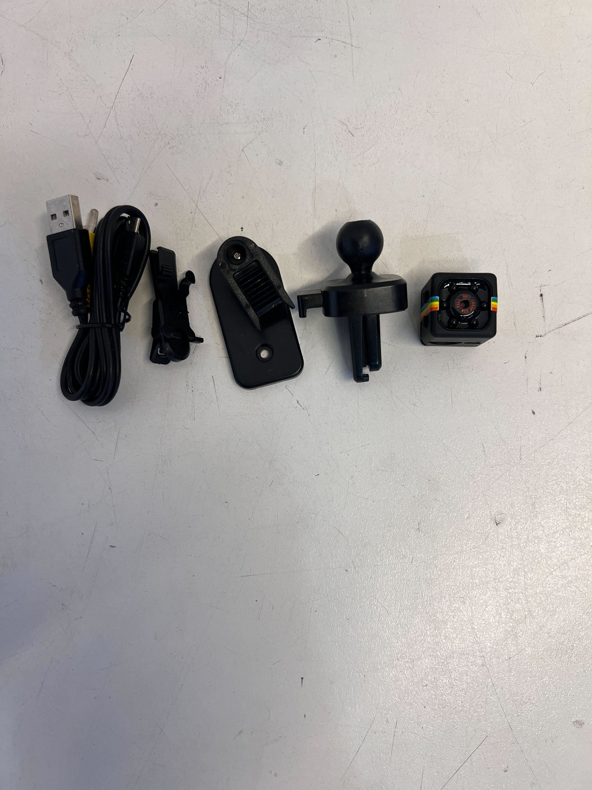 Versatile Black Camera Mount Kit with USB Cable - Slightly Used - 2ndhandwarehouse.com
