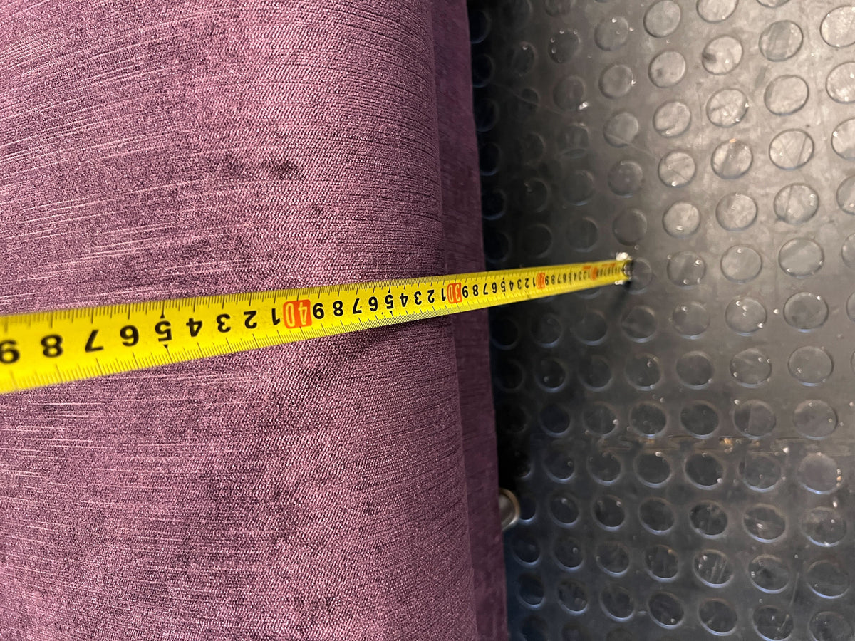 3 seater couch  - Vibrant Purple  Sofa with Floral Cushions ✨ - 2ndhandwarehouse.com