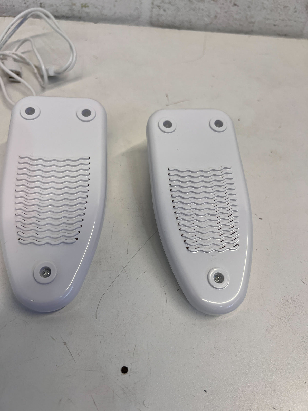 Compact White Electric Foot Massager with USB Charging - 2ndhandwarehouse.com