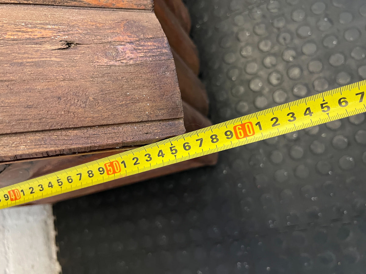 Rustic Log Cabin Style Wooden Dog House