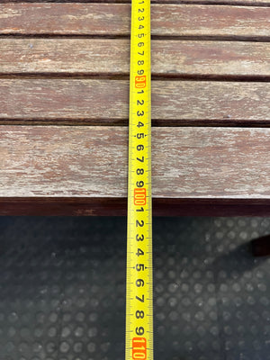 Rustic Square Wooden Outdoor/Dining Table 1m x 1m