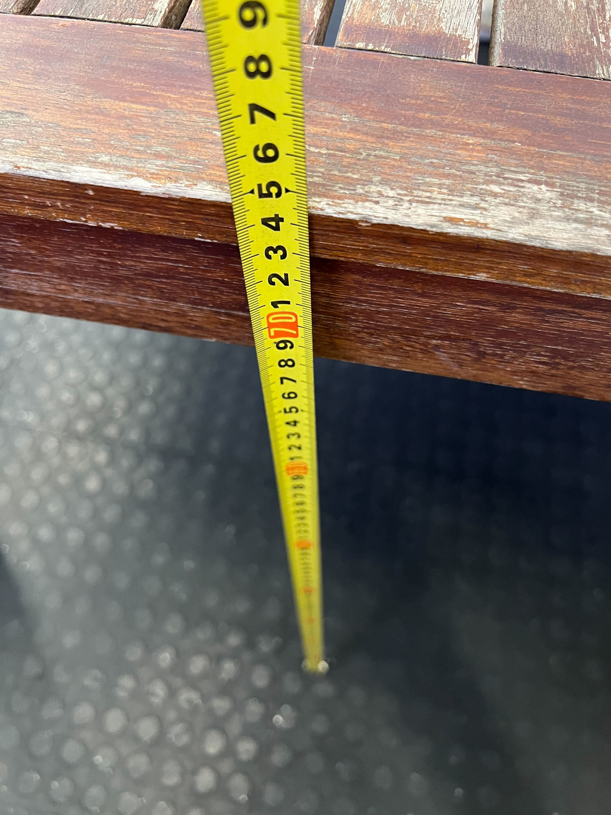 Rustic Square Wooden Outdoor/Dining Table 1m x 1m