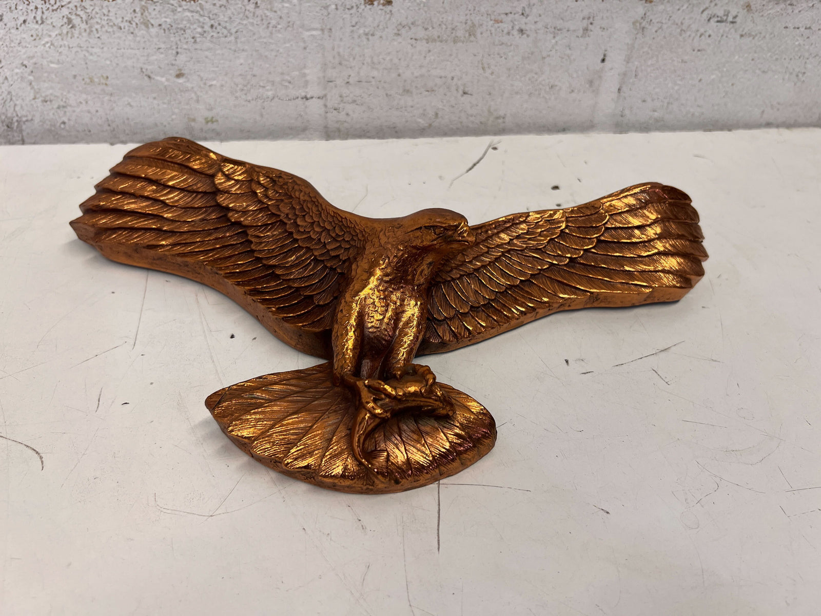 Vintage Gold-Plated Eagle Wall Décor – Elegant Statement Piece