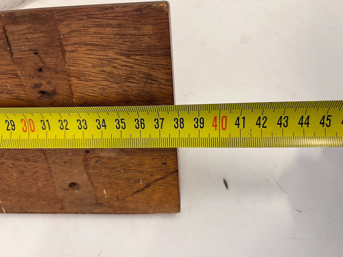 Vintage Wooden Eagle Wall Décor with Silver Metal Detailing