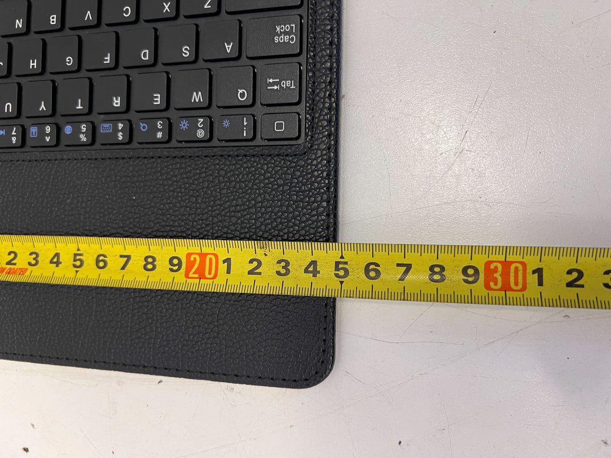 Portable Bluetooth Tablet Keyboard with Faux Leather Case