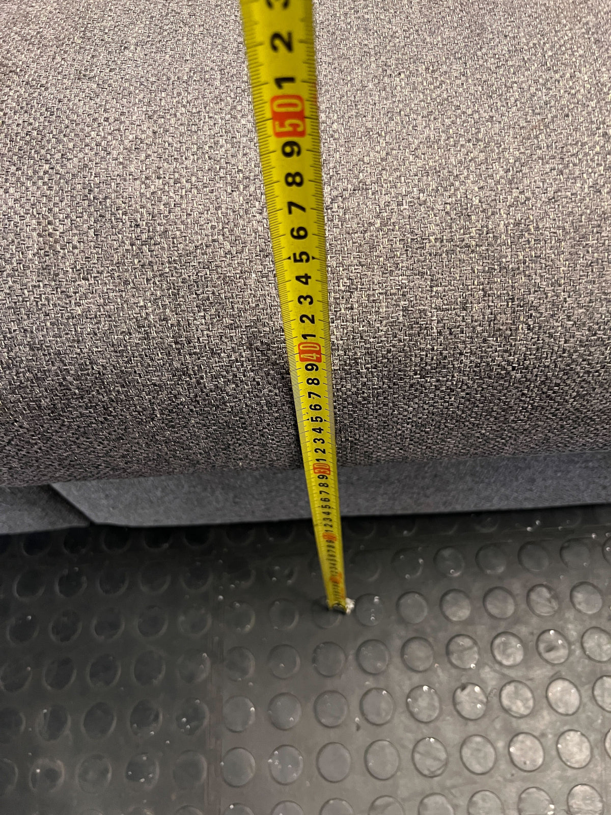 Modern Grey Fabric Two-Seater Sofa - 2ndhandwarehouse.com