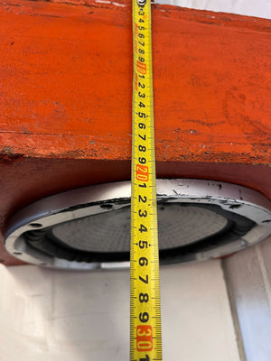 CLEAN, SOLD AS IS - Sony Xplod 1000W Subwoofer in Custom Orange Box - 2ndhandwarehouse.com