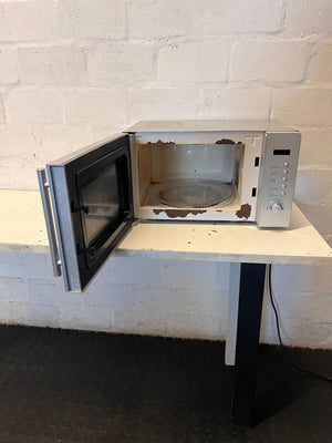 Russell Hobbs Microwave Oven - Sleek Silver Finish - has rust - 2ndhandwarehouse.com