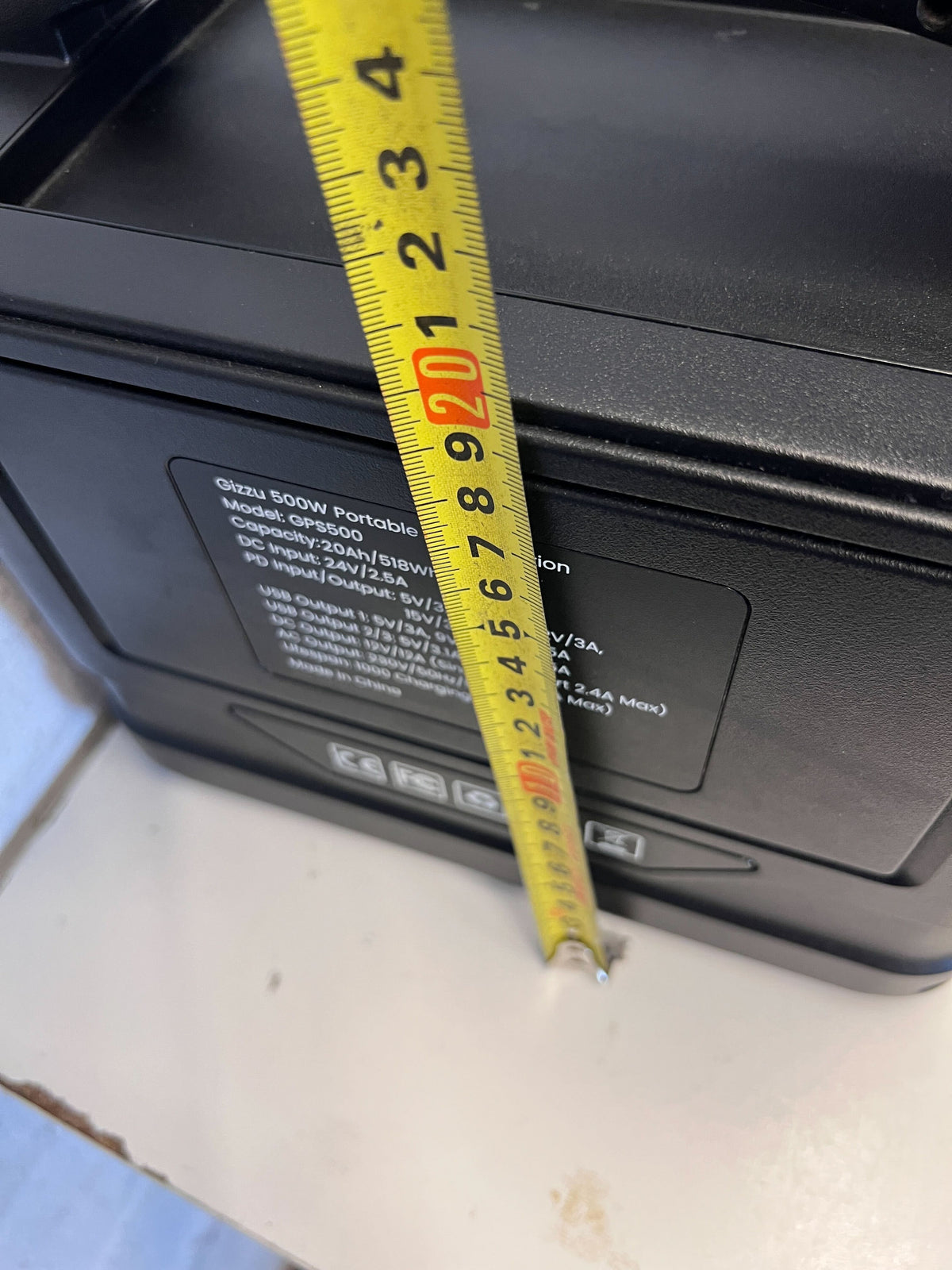 Portable power station  -Gizzu Portable Power Station - Go Anywhere Power Backup - 2ndhandwarehouse.com