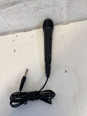 Classic Black Wired Handheld Microphone with 1/4" Jack