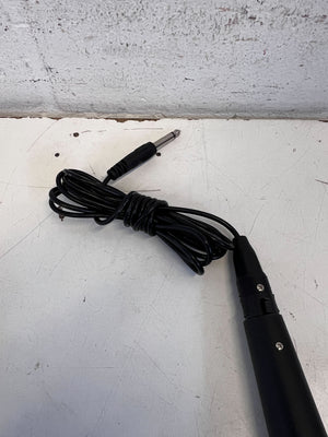 Classic Black Wired Handheld Microphone with 1/4" Jack