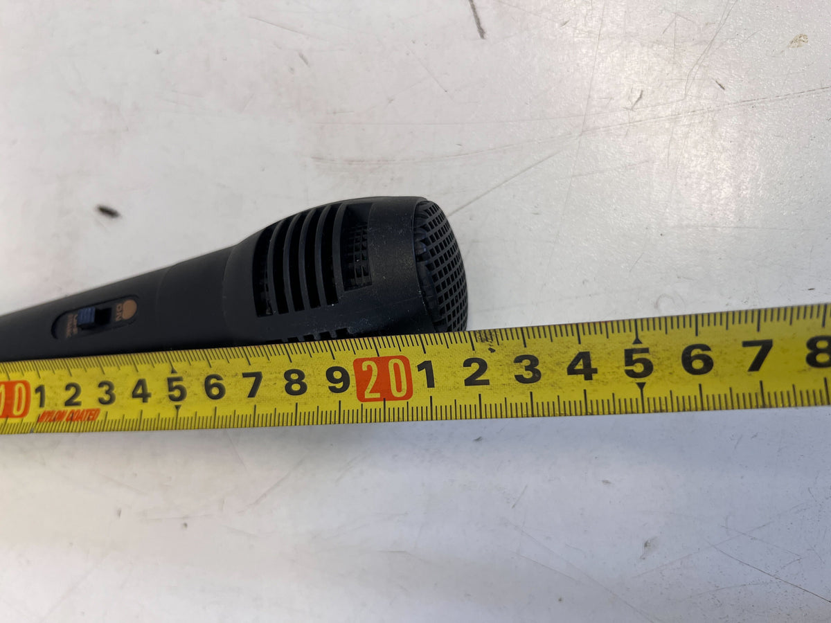 Classic Black Wired Handheld Microphone with 1/4" Jack