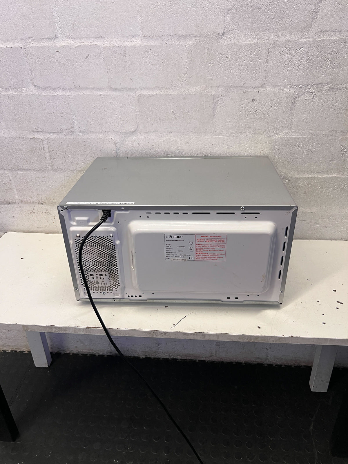 Logic Silver & Black Microwave Oven