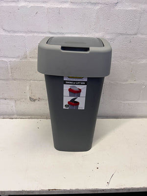 Versatile Grey Swing or Lift Waste Bin