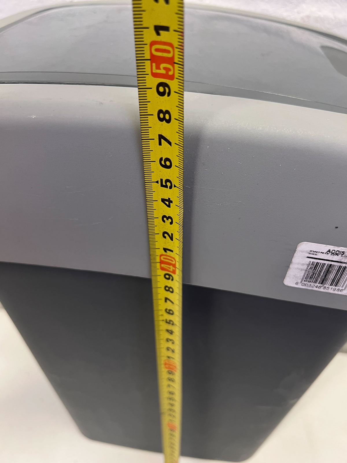 Versatile Grey Swing or Lift Waste Bin