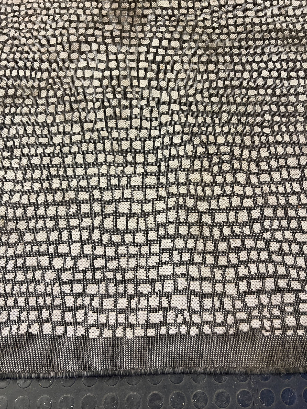 Chic Grey & Cream Decofurn Cayman Pattern Area Rug 230 x 160cm