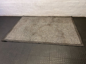 Chic Grey & Cream Decofurn Cayman Pattern Area Rug 230 x 160cm