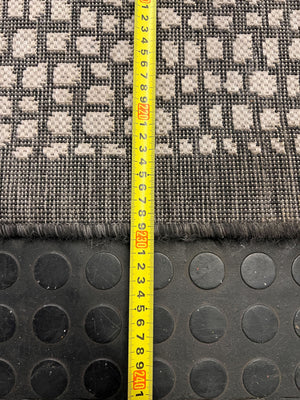 Chic Grey & Cream Decofurn Cayman Pattern Area Rug 230 x 160cm