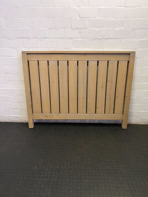 Versatile Wooden Slatted Queen Headboard