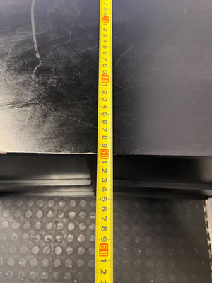 Versatile Black 4-Compartment Storage Cabinet