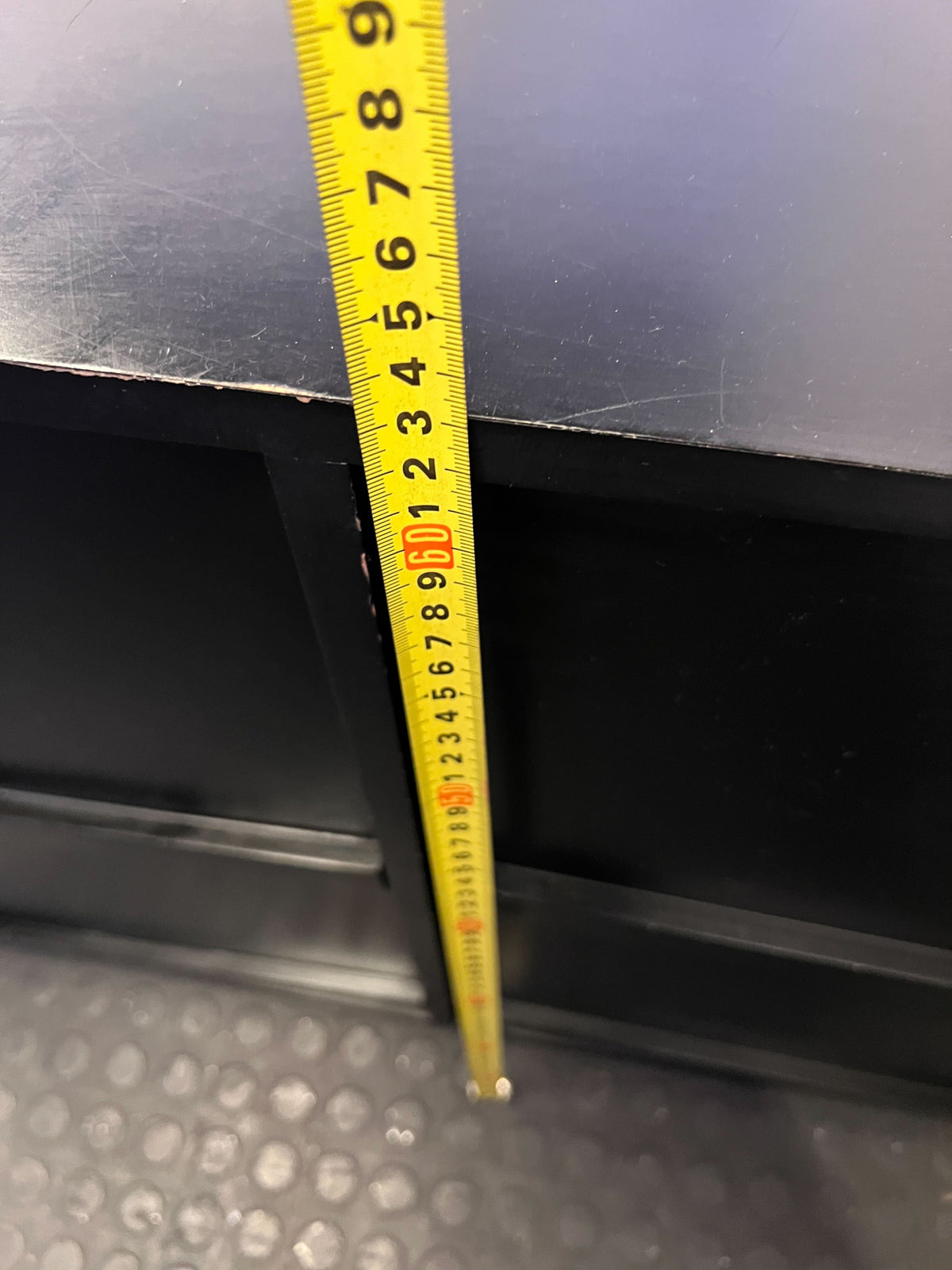 Versatile Black 4-Compartment Storage Cabinet