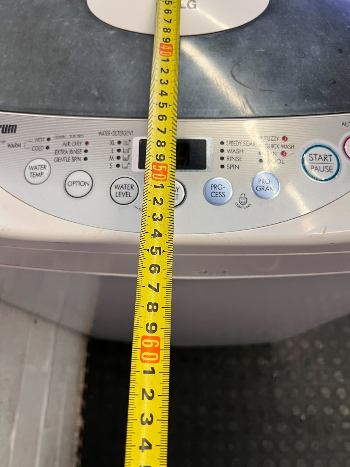 LG Top-Loader Washing Machine - not fully functional noisy when spinning
