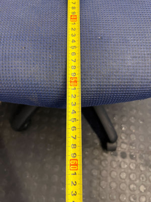 Comfortable Blue Swivel Office Chair