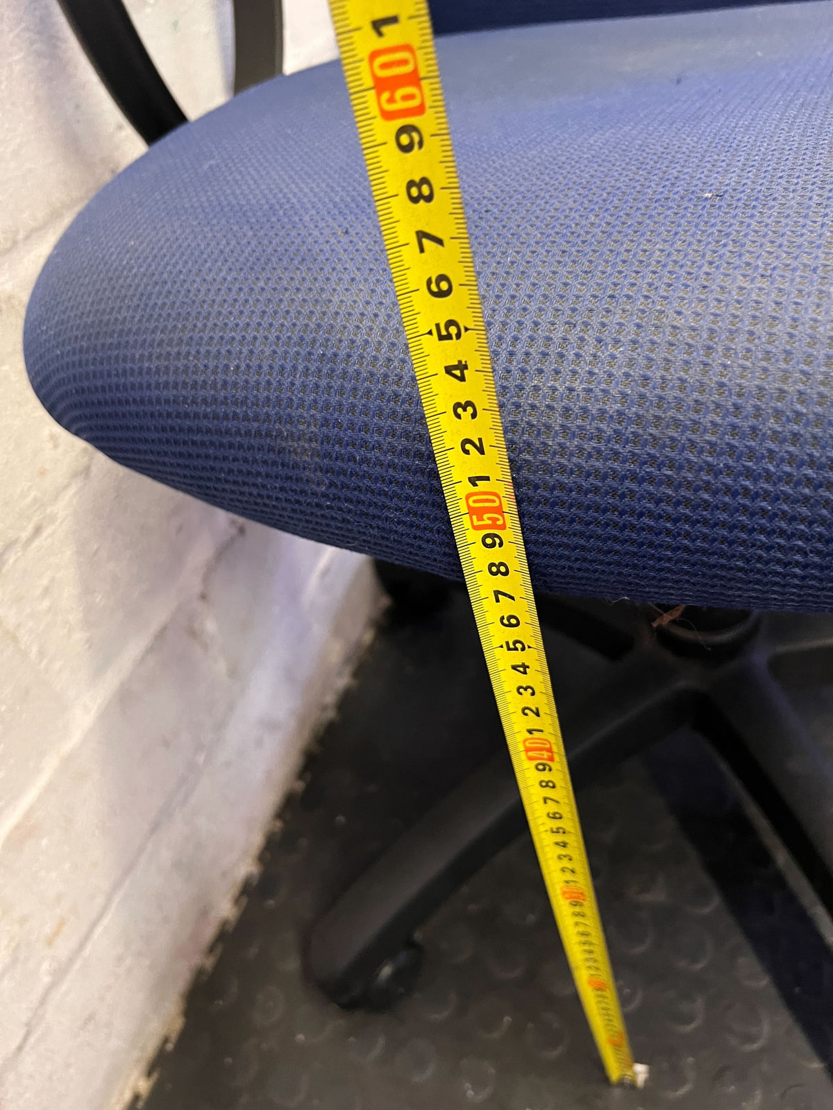 Comfortable Blue Swivel Office Chair