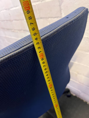 Comfortable Blue Swivel Office Chair