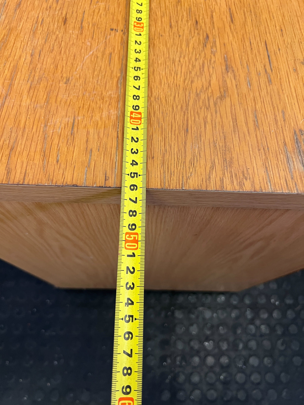 Vintage Oak Finish 2-Drawer Mobile Storage Cabinet ✨