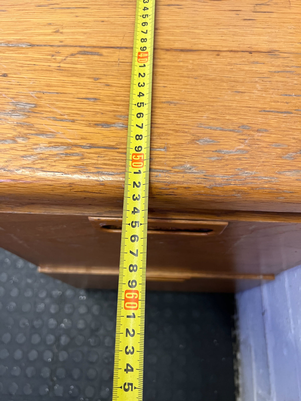 Vintage Oak Finish 2-Drawer Mobile Storage Cabinet ✨