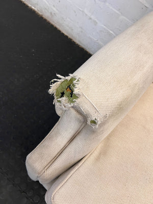 Charming Cream Tufted 2-Seater Sofa Loveseat - 2ndhandwarehouse.com