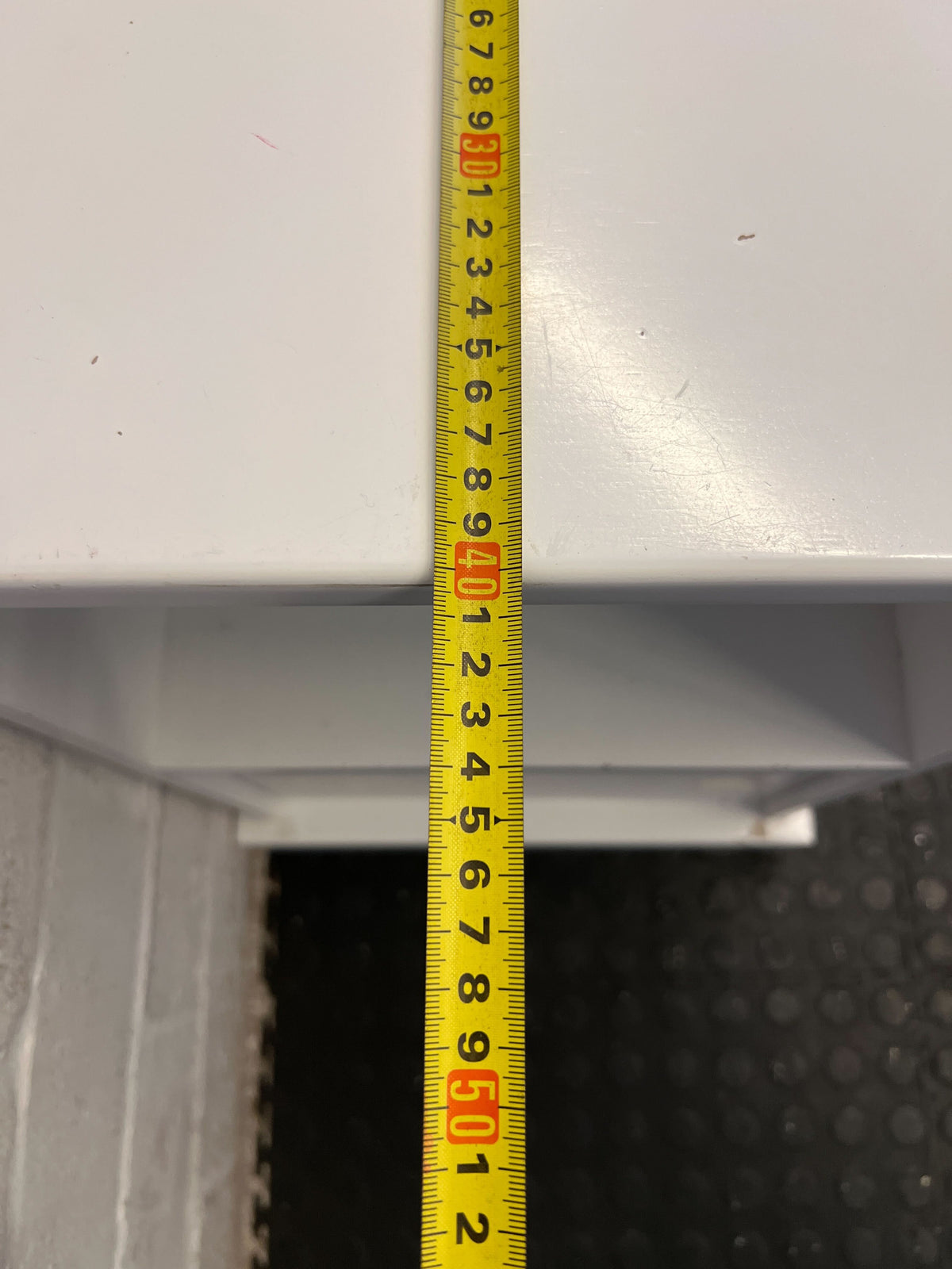 Charming White Bedside Table with Heart Detail