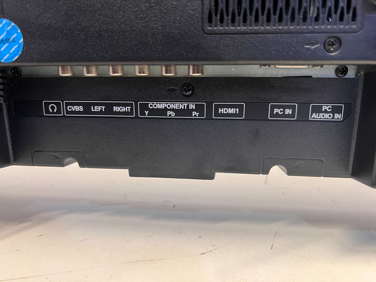 SinoTec 32" LED TV - Modern Black Display with Minor Scratches - PRICE DROP