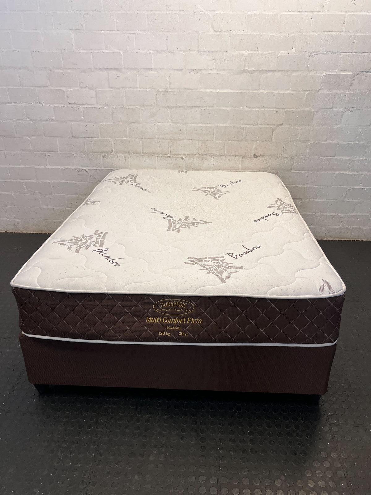 Durapedic Multi Comfort Firm Mattress & Base Set double - 2ndhandwarehouse.com