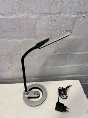 Sleek Modern Flexible LED Desk Lamp with Power Adapter - 2ndhandwarehouse.com
