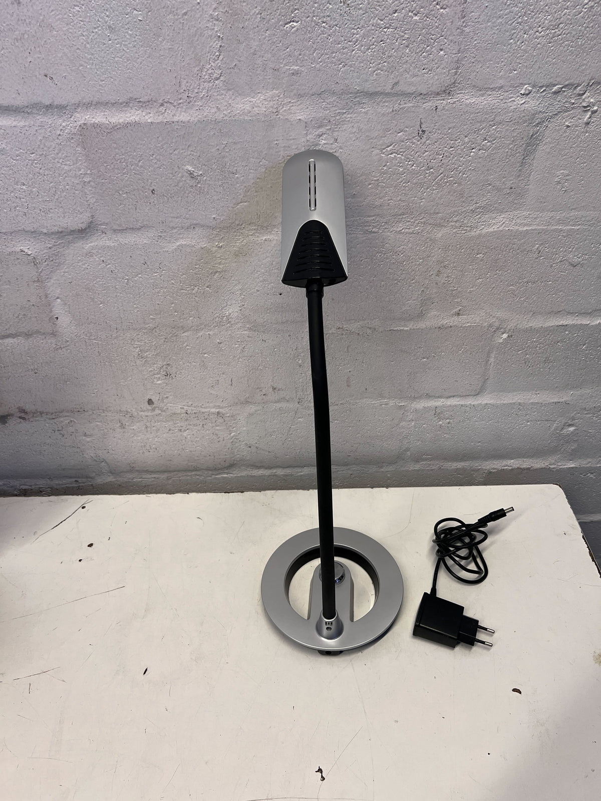 Sleek Modern Flexible LED Desk Lamp with Power Adapter - 2ndhandwarehouse.com