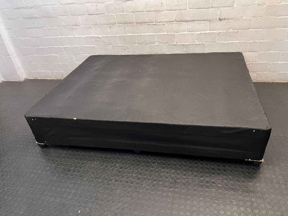 Sleek Black Low Profile Bed Base - 2ndhandwarehouse.com