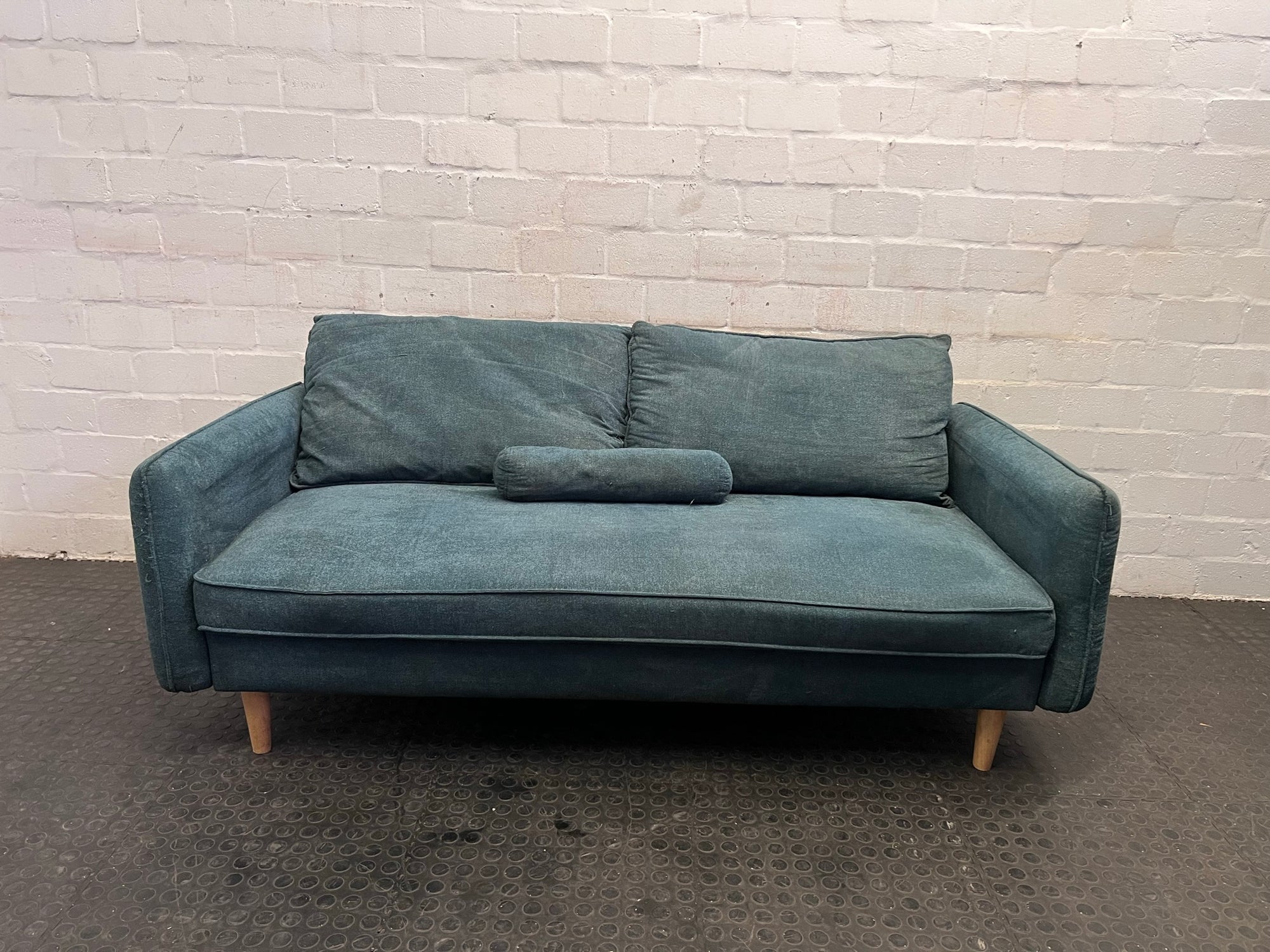 Blue Three Seater Couch