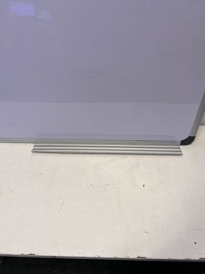 Dry Erase Whiteboard with Aluminium Frame & Marker Tray 90x 60cm - 2ndhandwarehouse.com