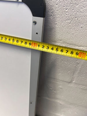 Dry Erase Whiteboard with Aluminium Frame & Marker Tray 90x 60cm - 2ndhandwarehouse.com