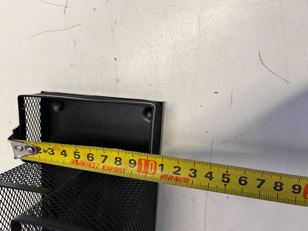 Black Mesh Multi-Compartment Desk Organizer - 2ndhandwarehouse.com