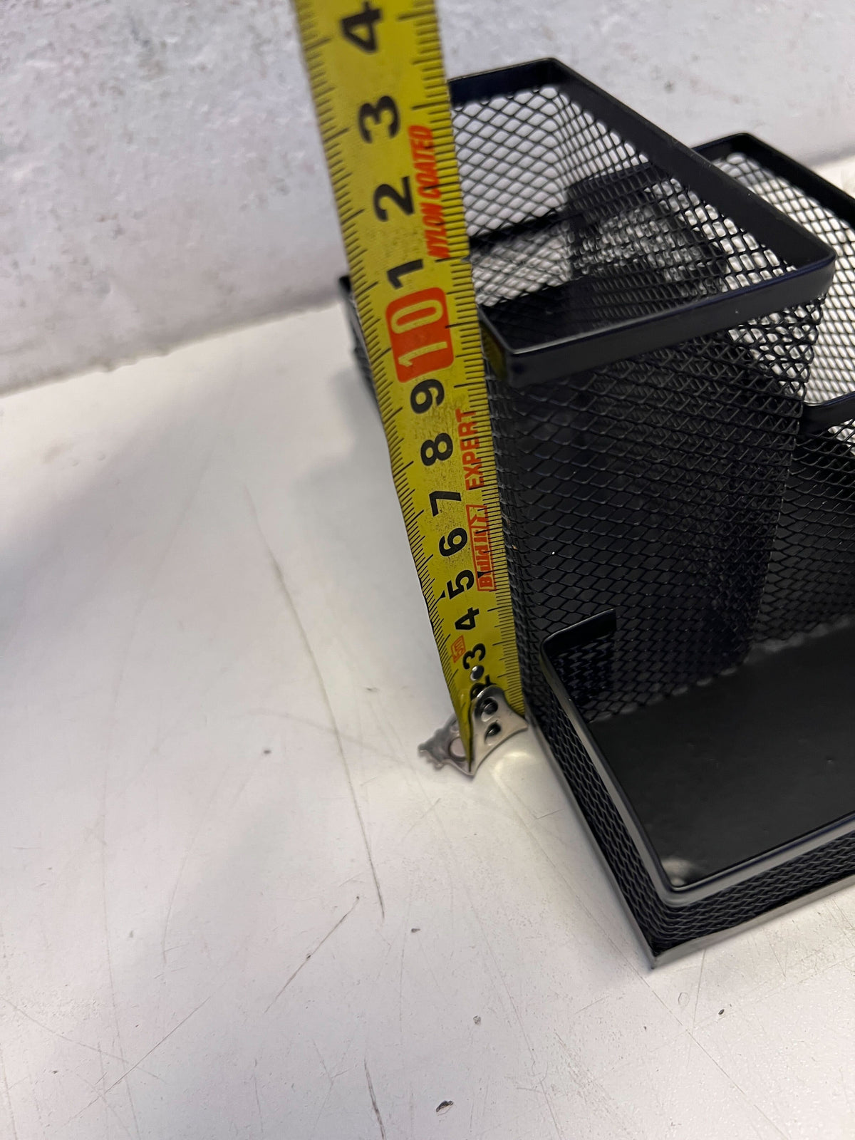 Black Mesh Multi-Compartment Desk Organizer - 2ndhandwarehouse.com