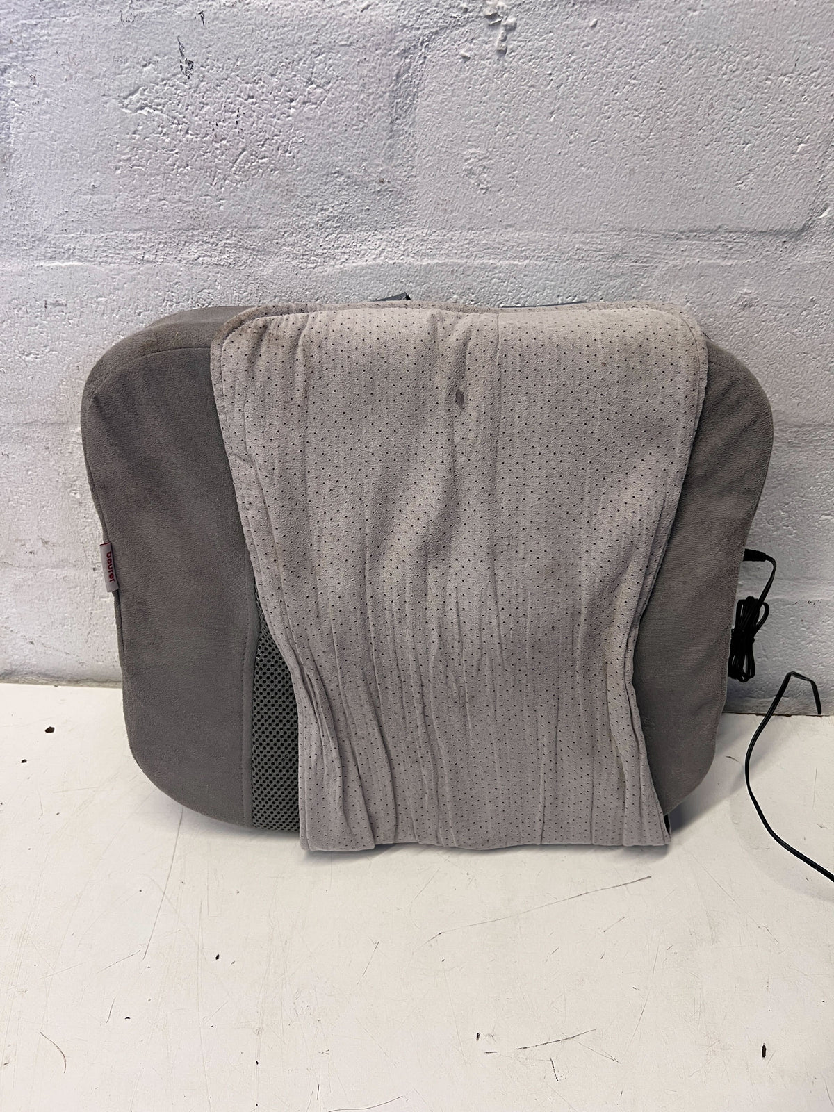 Portable Grey Car Seat Massager Cushion - 2ndhandwarehouse.com