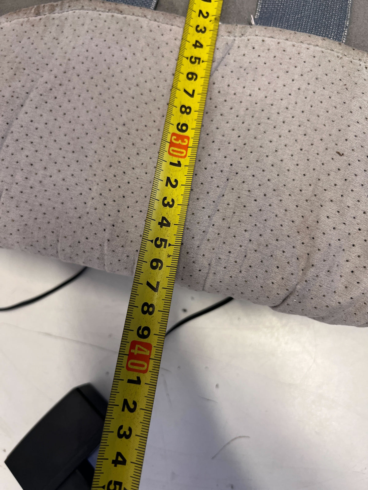 Portable Grey Car Seat Massager Cushion - 2ndhandwarehouse.com